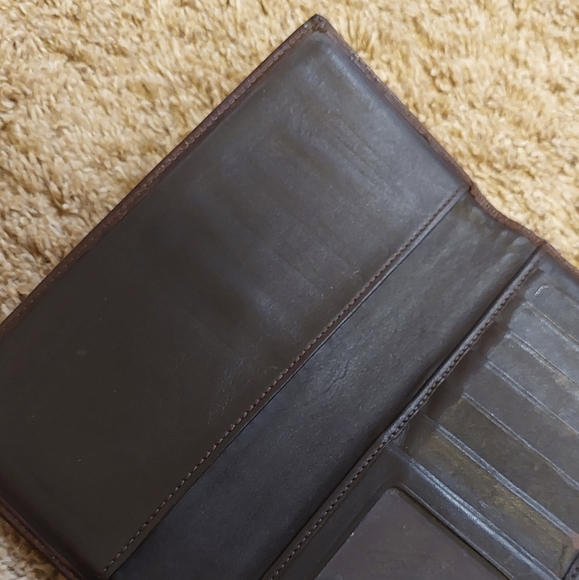 COACH Signature Stripe Jacquard Fabric Trifold Long Wallet - Picture 12 of 13